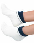 Bett-Socken Angora marine
