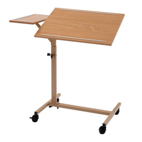 Bett- und Beistelltisch fahrbar
