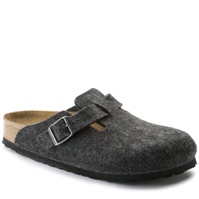 Birkenstock Boston Wollfilz Anthracite