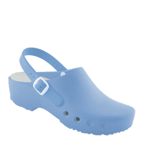 Chiroclogs Classic hellblau mit Riemen