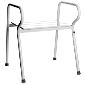 Duschhocker XXL bis 200 kg <br>mit Armlehnen