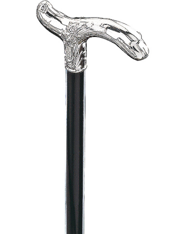 Gehstock Barock, Sterling-Silber, Derby-Griff