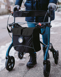 Geschlossene Tasche schwarz für Carbon Rollator SH 62