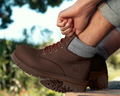 Giesswein Merino Leather  Boots braun Herren  Lieferzeit ca. 4 Wochen