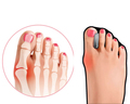 Hallux Füßlinge mit Zehenspreizer