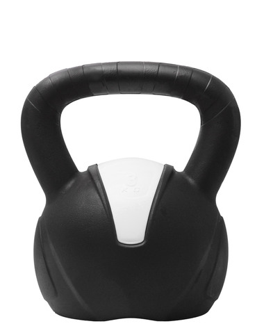 Kettlebell black white 3 kg