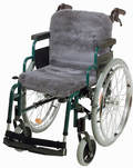 Lammfell Rollstuhlauflage
