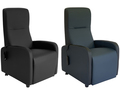 Liftsessel Kunstleder,  in zwei Farben  schwarz und marine/schwarz