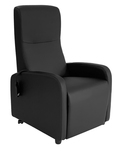 Liftsessel Kunstleder,  in zwei Farben  schwarz und marine/schwarz