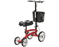 Orthopädischer Knieroller rot, Fußentlastungsrollator