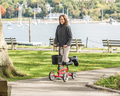 Orthopädischer Knieroller rot, Fußentlastungsrollator