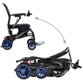 Quickie® Q50 R Carbon - faltbarer Elektrorollstuhl
