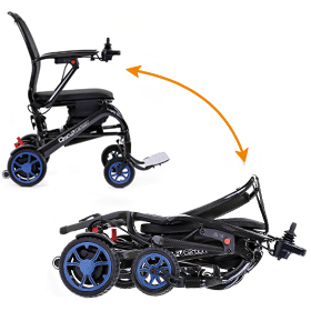 Quickie® Q50 R Carbon - faltbarer Elektrorollstuhl