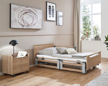 „Regia Bett mit geteilten Seitengitter“
Dekor Eiche AKTION solange der Vorrat reicht!