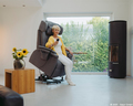 Relax- und Aufstehsessel grau