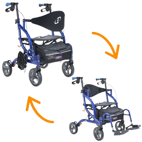 Rollmobil  2in1 - Rollmobil+Transportstuhl
