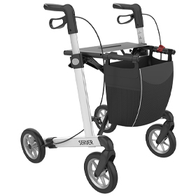 Rollmobil Alu Leichtmetall <br>weiss Pur-Soft 7 kg