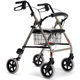 Rollmobil Leichtgewicht mit Rückenlehne grau 7,6 kg