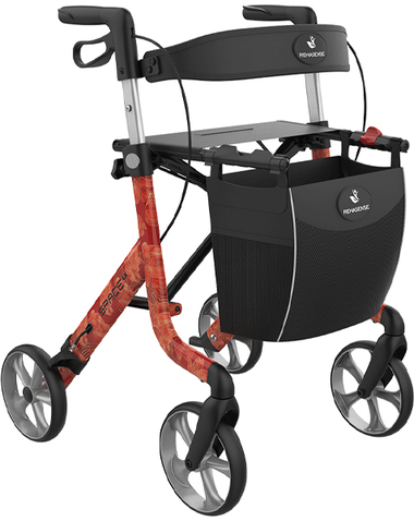 Rollmobil Leichtmetall Waterprint Rose 5,8 kg