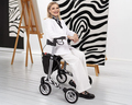 Rollmobil Leichtmetall Waterprint Zebra mit Soft-Räder