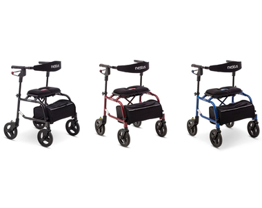 Rollmobil neXus in drei Farben und drei Sitzhöhen erhältlich