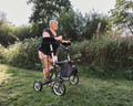 Rollmobil Outdoor grau  mit Arthritisauflagen