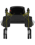 Rollmobil Outdoor grau  mit Arthritisauflagen