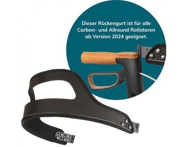 Rückengurt für Carbon Rollator