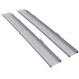 Auffahrrampen ladeschienen und rampen aluminium faltbar 60 cm mit