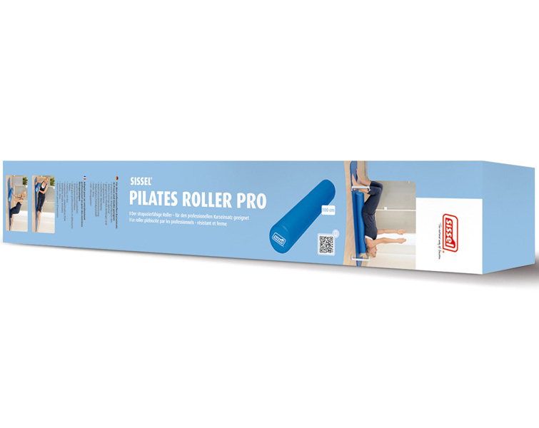 Sissel Pilates Roller Pro 15 Cm Diamètre - Rouleau Pilates Avec Poster D'Exercices Pour Fitness Et Yoga