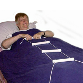 Strickleiter für Bett mit <br>4 Sprossen