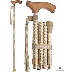 Switch Sticks® Luxury graviert Pearl gold