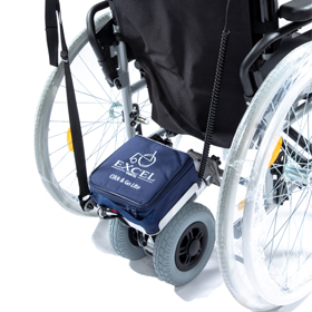 Universal Schiebehilfe, <br>mit Rollstuhl