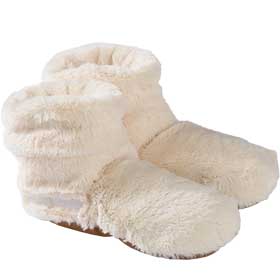 Wärmeschuhe Boots Deluxe beige, Gr. 37-42