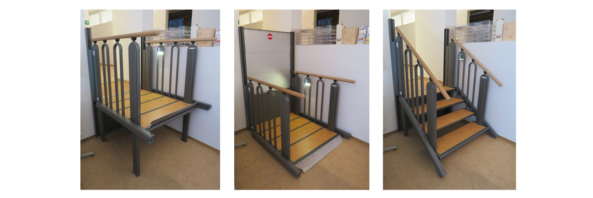 FlexStep™ Treppe und Lift in einem Gerät!