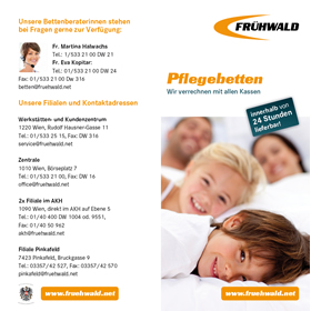 Folder Pflegebetten