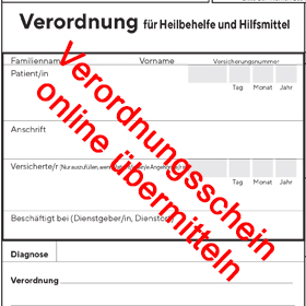 Verordnungsschein online übermitteln