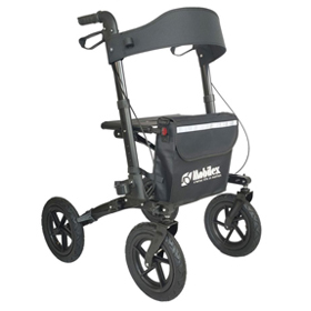 Rollmobil mit Luftbereifung <br>Mattschwarz