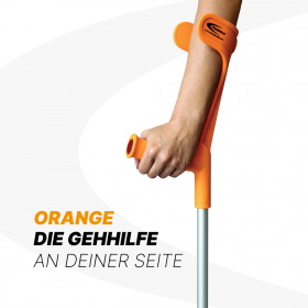 Unterarmstützkrücke Standard orange