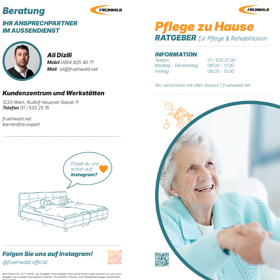 Folder Pflege zu Hause
