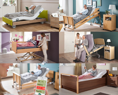 Pflegebett-Modelle