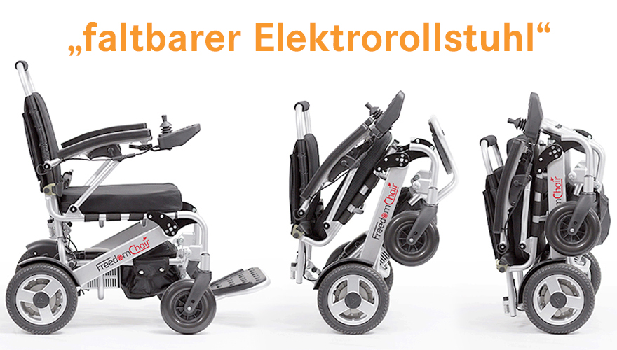 faltbarer Elektrorollstuhl – Probefahrt jederzeit