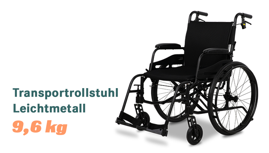Transportrollstuhl Leichtmetall