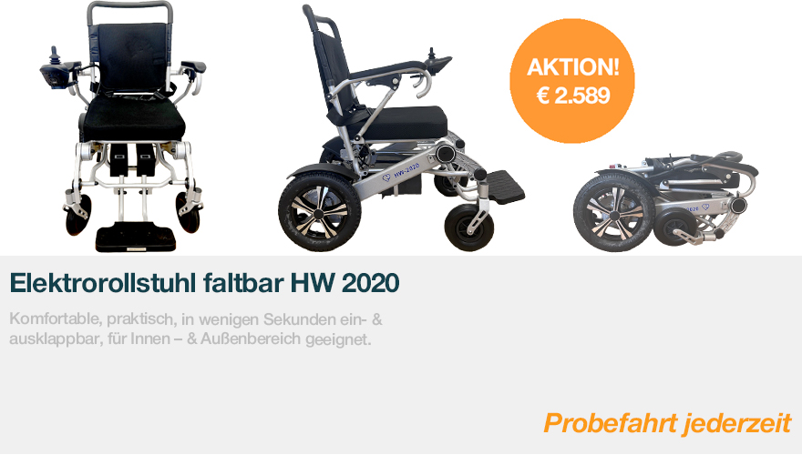 Elektrorollstuhl faltbar HW 2020