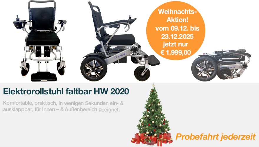 Elektrorollstuhl faltbar HW 2020