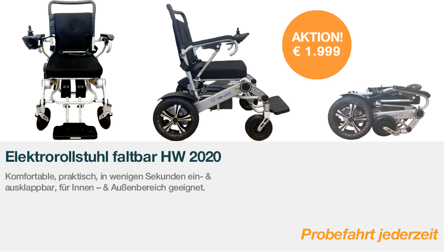 Elektrorollstuhl faltbar HW 2020
