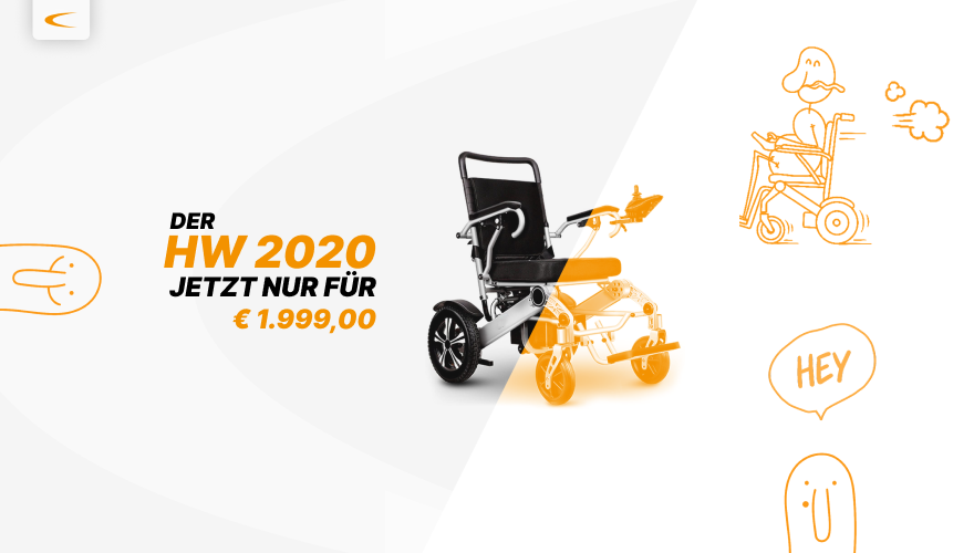 Elektrorollstuhl faltbar HW 2020