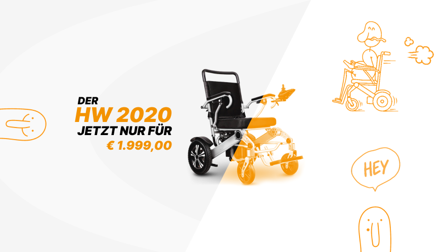 Elektrorollstuhl faltbar HW 2020