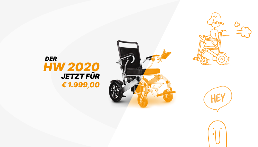 Elektrorollstuhl faltbar HW 2020